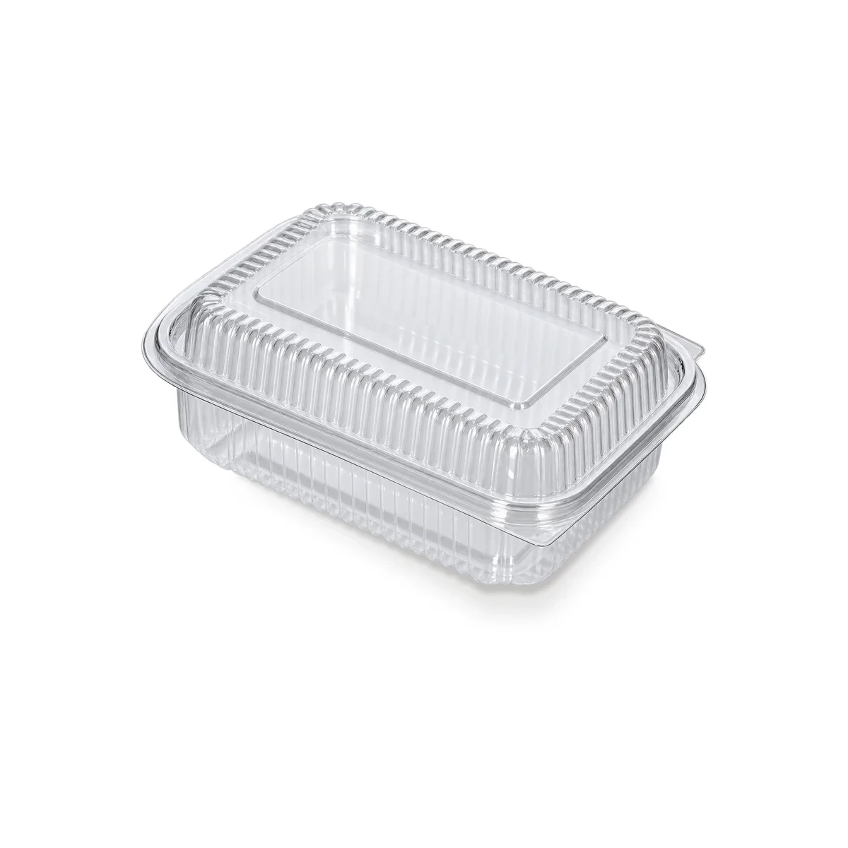 Preklopna posuda za delikatese 2000 ml FT 10GB - ispupčen poklopac
