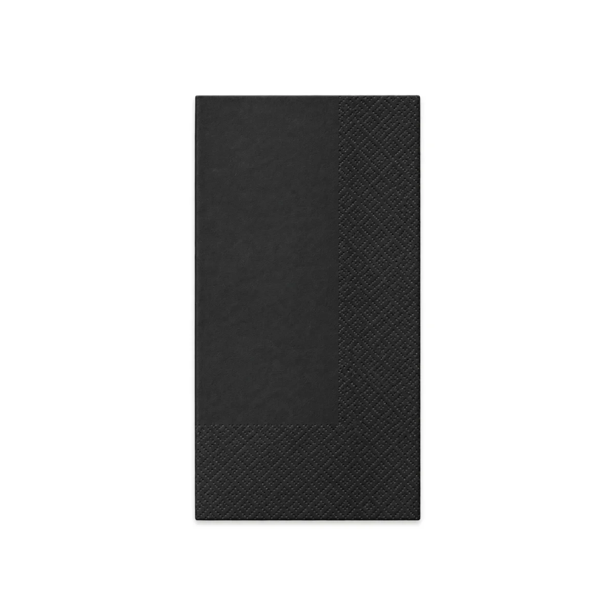 Salveta 33×33 cm 3-slojna crna - 1/8 preklop