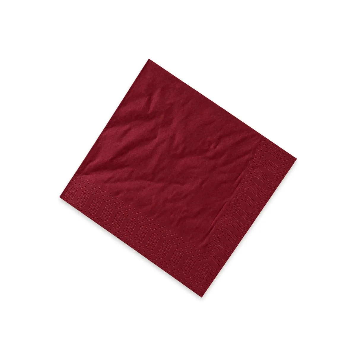 Salveta 40×40 cm 1-slojna bordo - 1/4 preklop