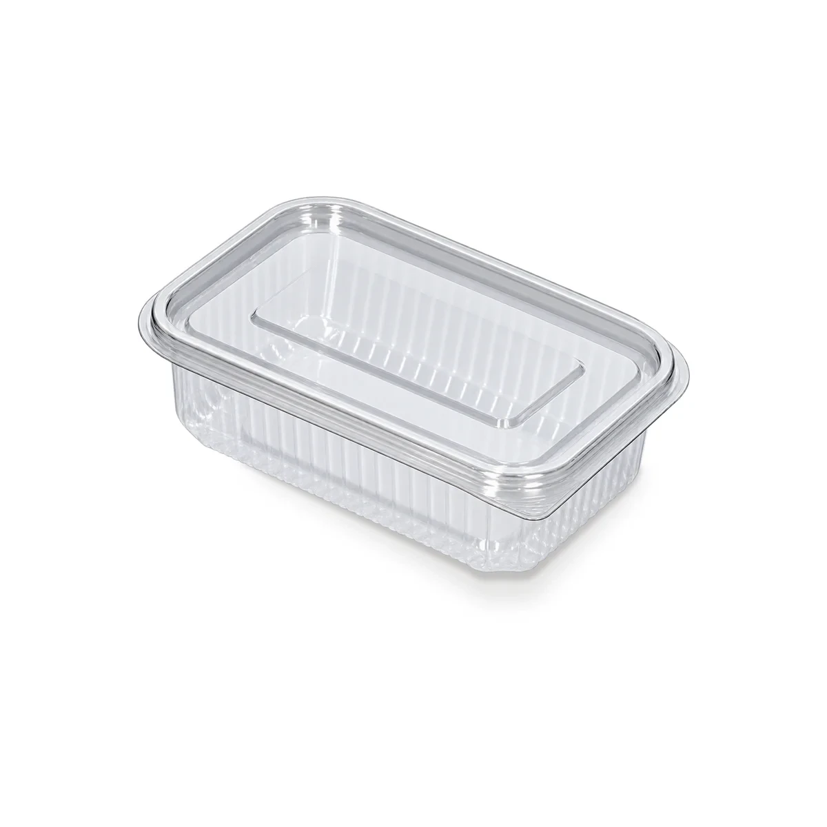 Preklopna posuda za delikatese 1000 ml FT 208 KD - ravan poklopac